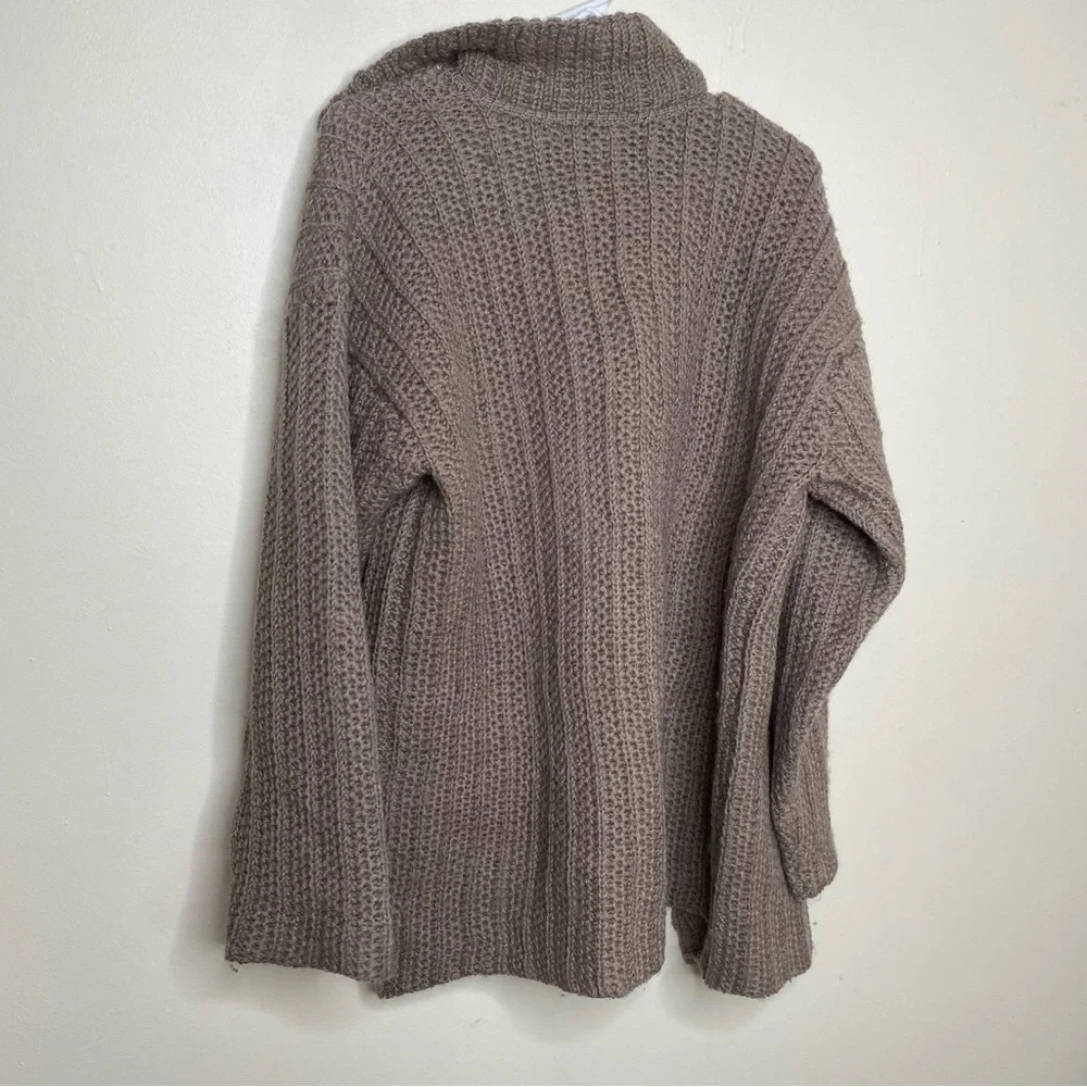 The Territory Ahead Wool Chunky Knit Cardigan Sweater - Picture 4 of 8